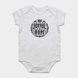 Joyful in Hope Baby Bodysuit